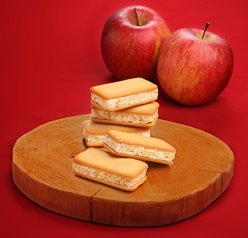 Apple - クッキー Shinshu Apple & Butter Sand Cookies (6 Pcs.)(Nagano